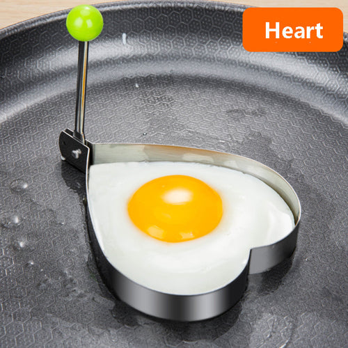 Stainless Steel Kawaii Egg Ring Molds 4 Pack