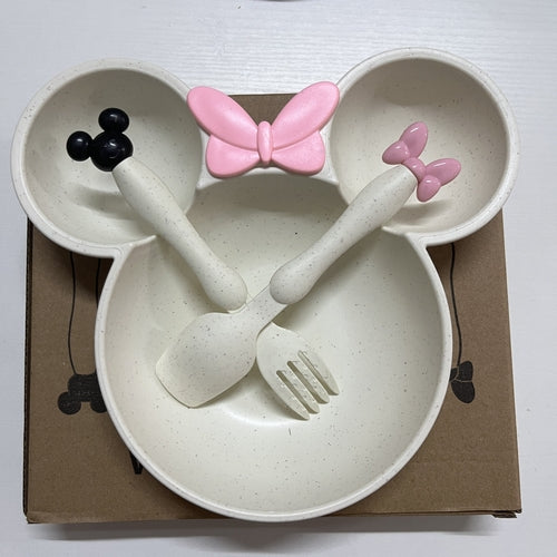 EcoFriendly Wheat Straw Dinnerware Set BPAFree Plates Cutlery