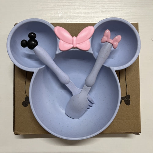 EcoFriendly Wheat Straw Dinnerware Set BPAFree Plates Cutlery