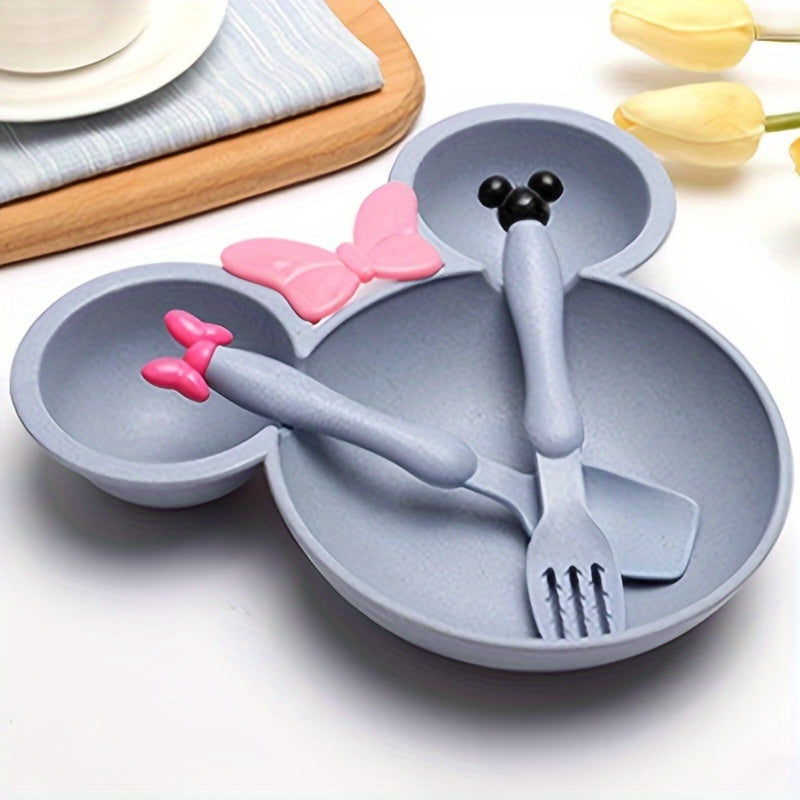 EcoFriendly Wheat Straw Dinnerware Set BPAFree Plates Cutlery