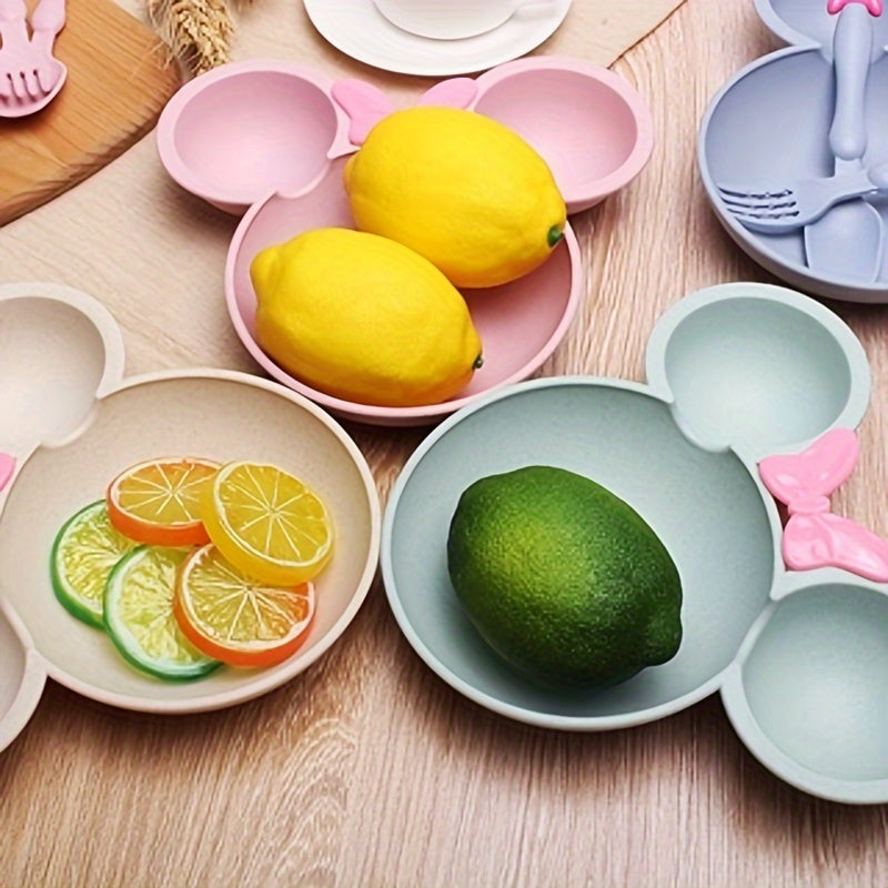 EcoFriendly Wheat Straw Dinnerware Set BPAFree Plates Cutlery