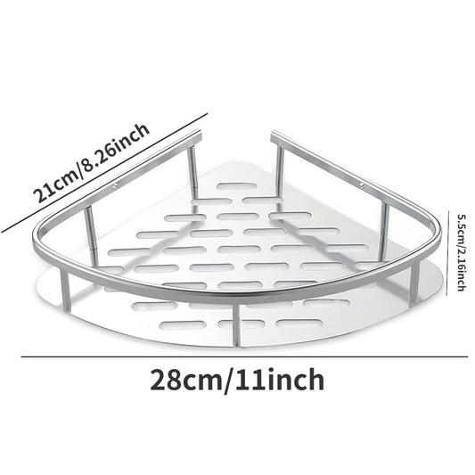 Corner Shower Caddy Set Sleek Bathroom Storage Solutions