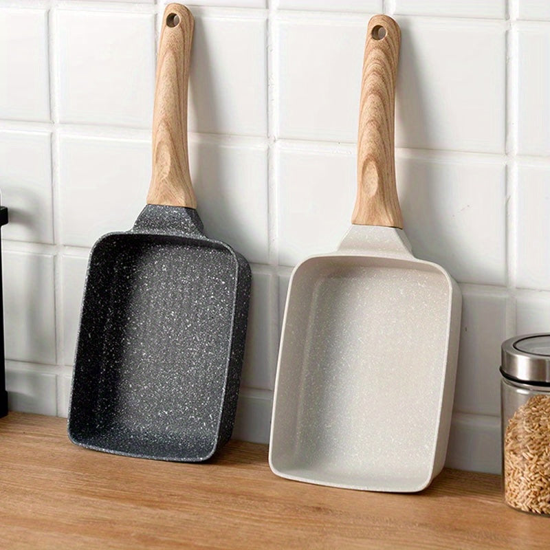 NonStick Japanese Omelette Pan with Wood Handle