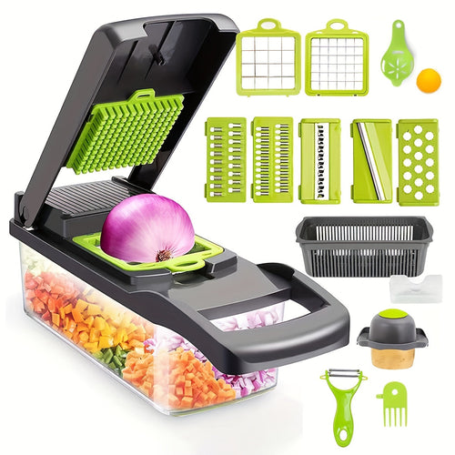 16in1 Multifunctional Vegetable Chopper Slicer Set