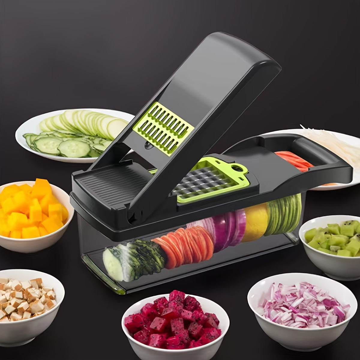 16in1 Multifunctional Vegetable Chopper Slicer Set