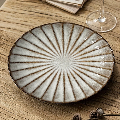 Versatile Ceramic Plate Set Perfect for Meals Decor