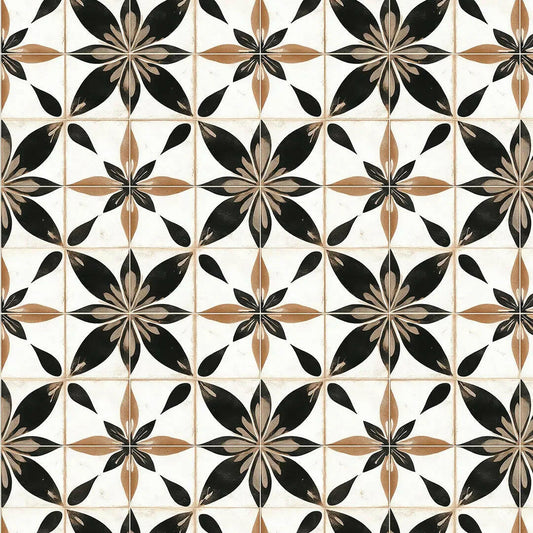 Artisan Noir Starburst Tile