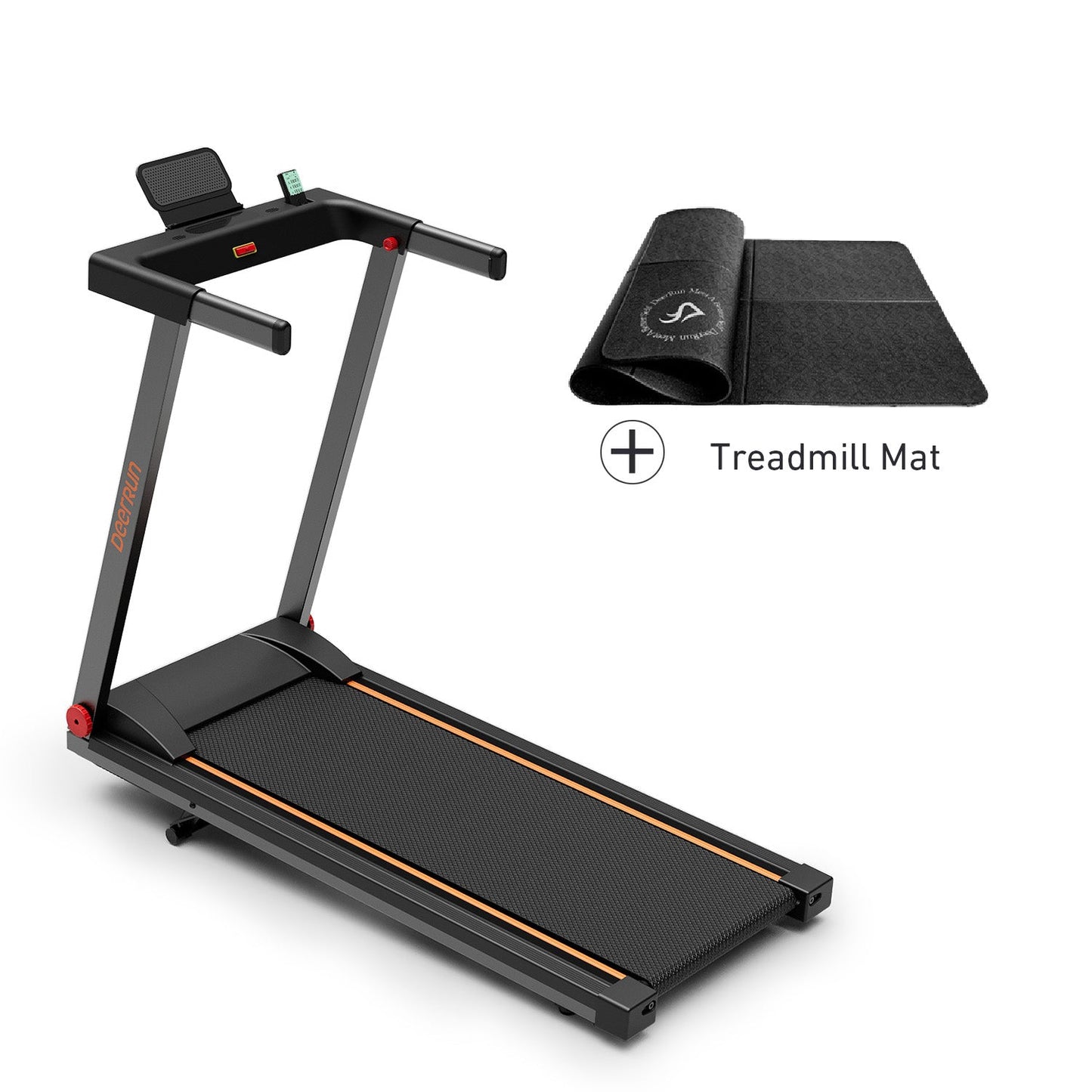 DeerRun A1 Pro Move+ 6% Incline Foldable Treadmill——2025 Upgraded Chip & NFC Support | 350Lbs, 10mph