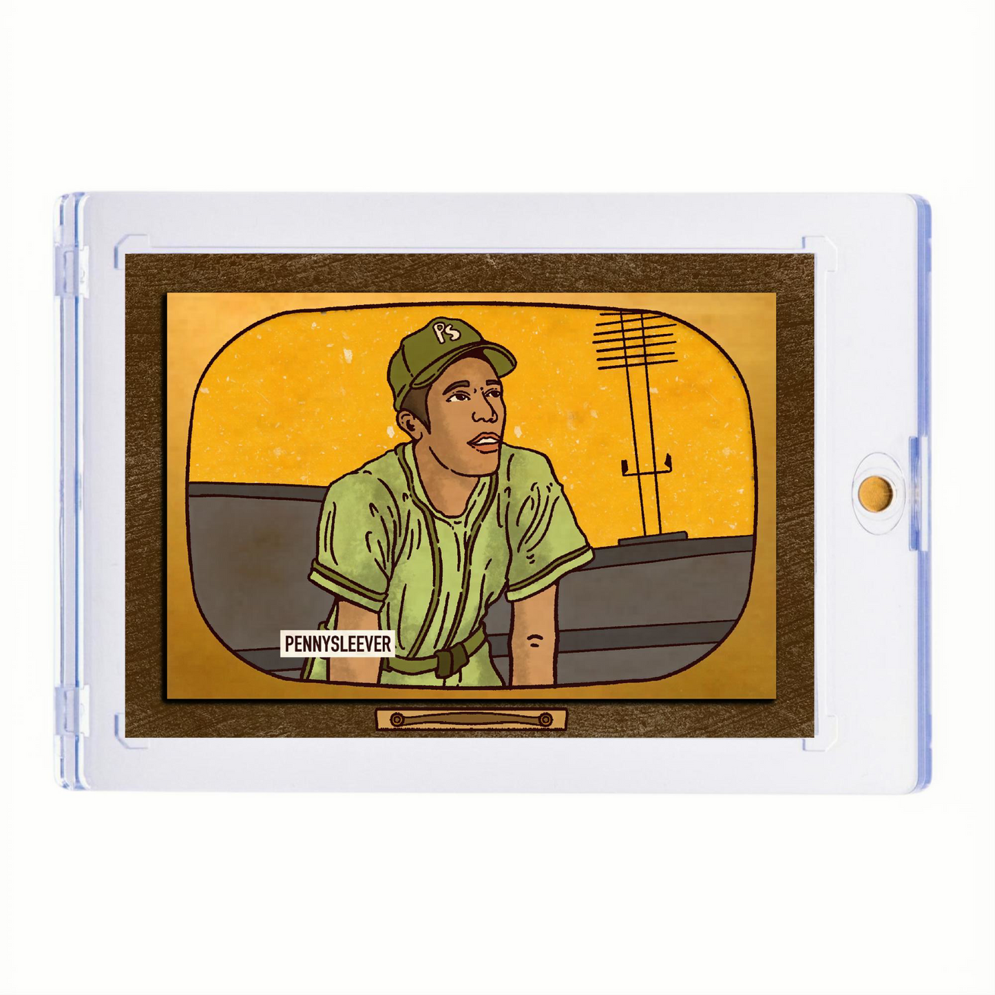 Vintage Magnetic Card Holder