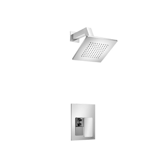 Flusso 196.3050 Single Output Shower Set With Brass Shower Head & Arm