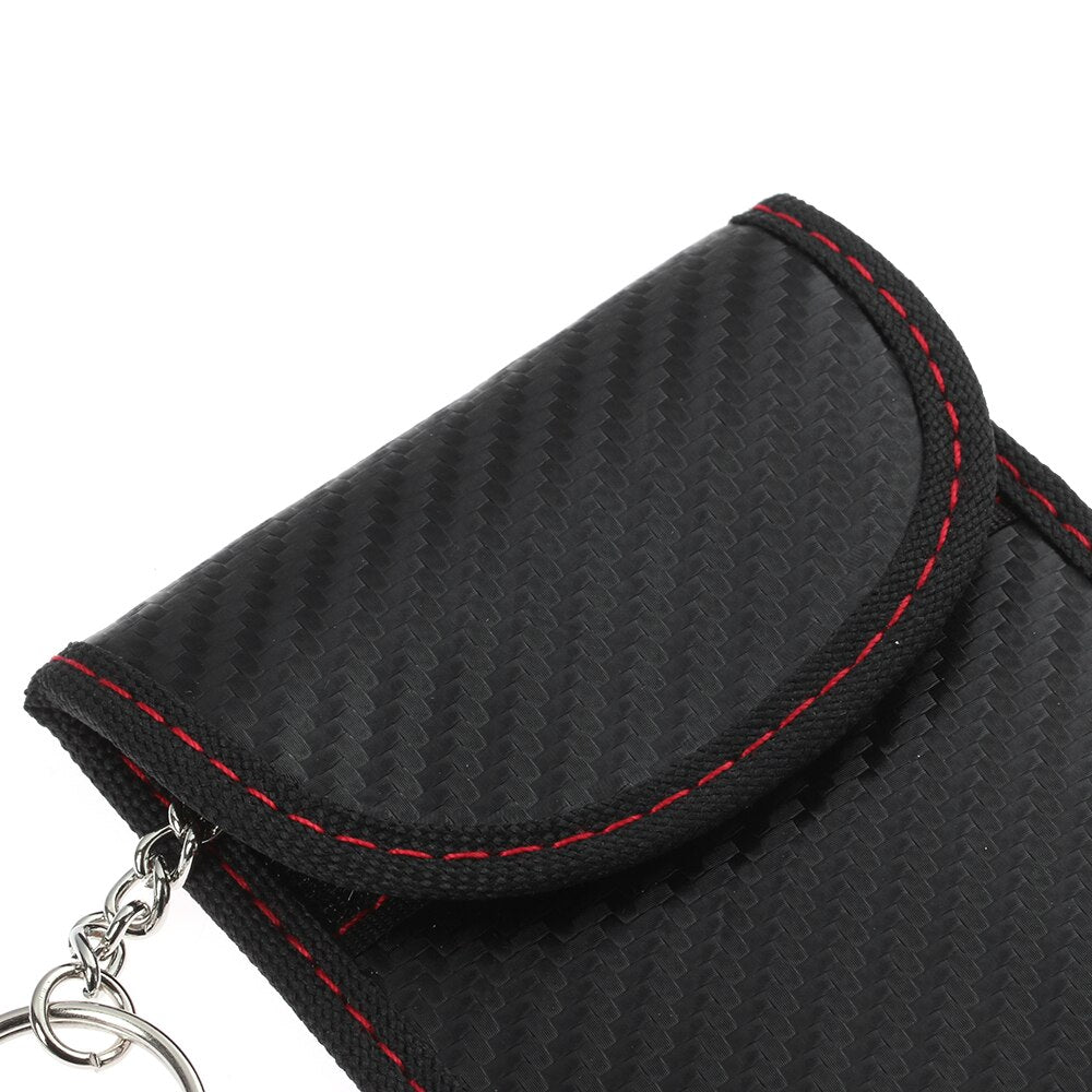 1PC Card Car Key Storage Bag FOB Signal Blocker