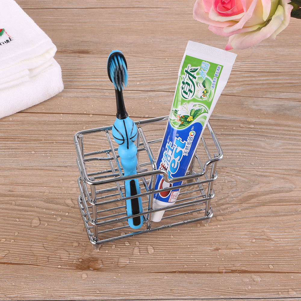 1PC Creative Stainless Steel Toothbrush Holder