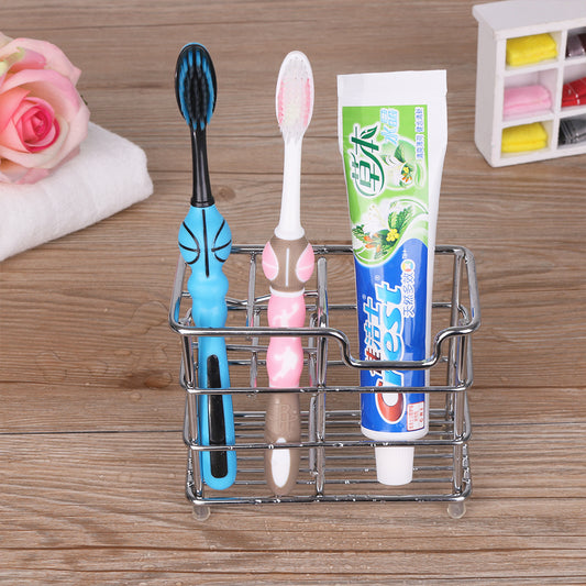 1PC Creative Stainless Steel Toothbrush Holder