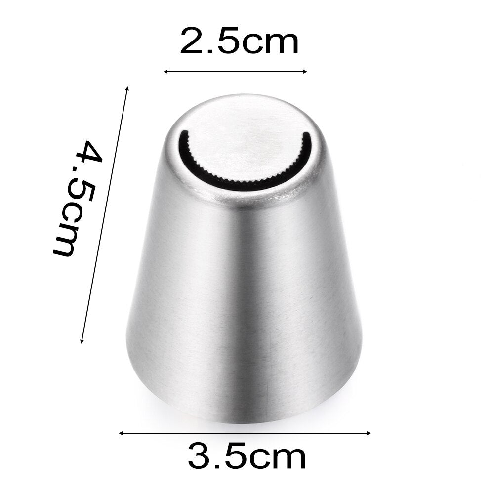 1PC Cupcake Decorator Nozzles Stainless Steel