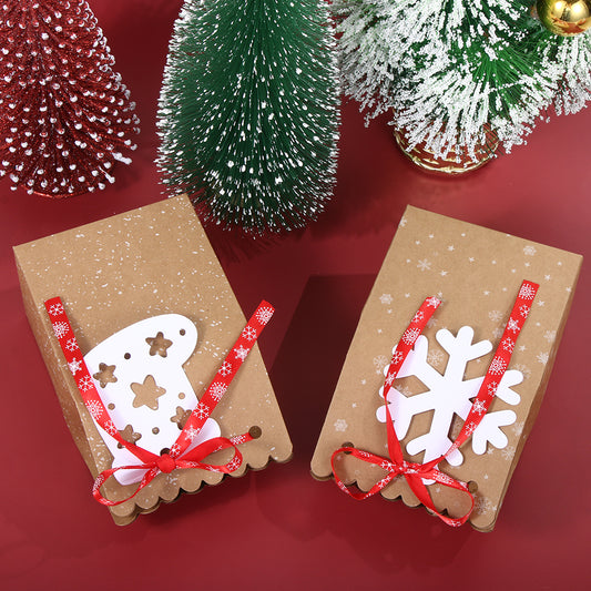 1PC Kraft Paper Bag for Gifts Party Favor Cookie