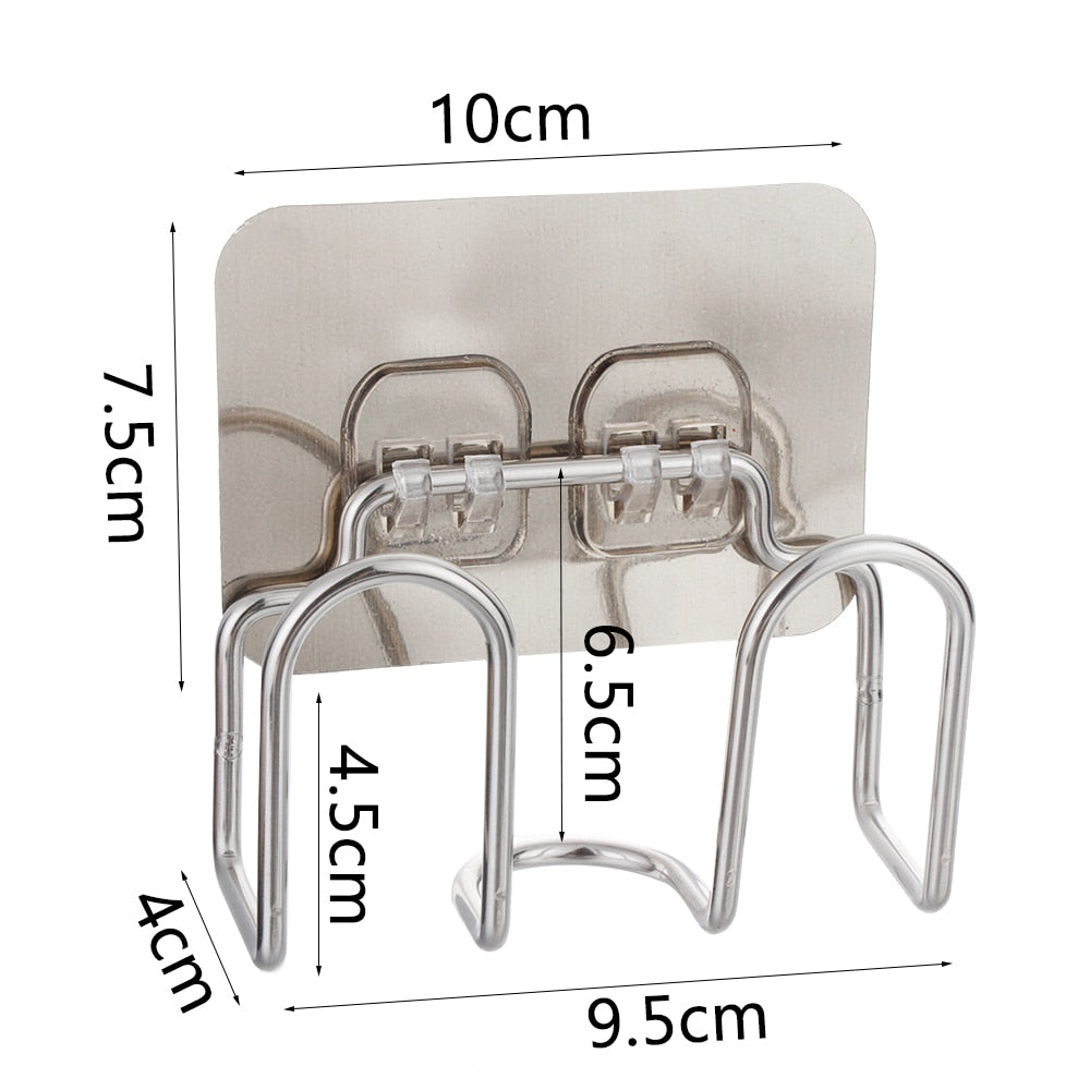 1PC Metal Towel Scrubbers Soap Drying Shelves Rack
