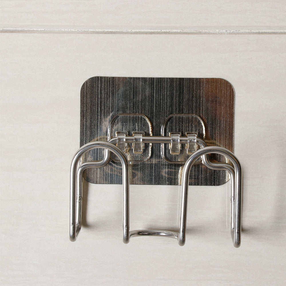 1PC Metal Towel Scrubbers Soap Drying Shelves Rack