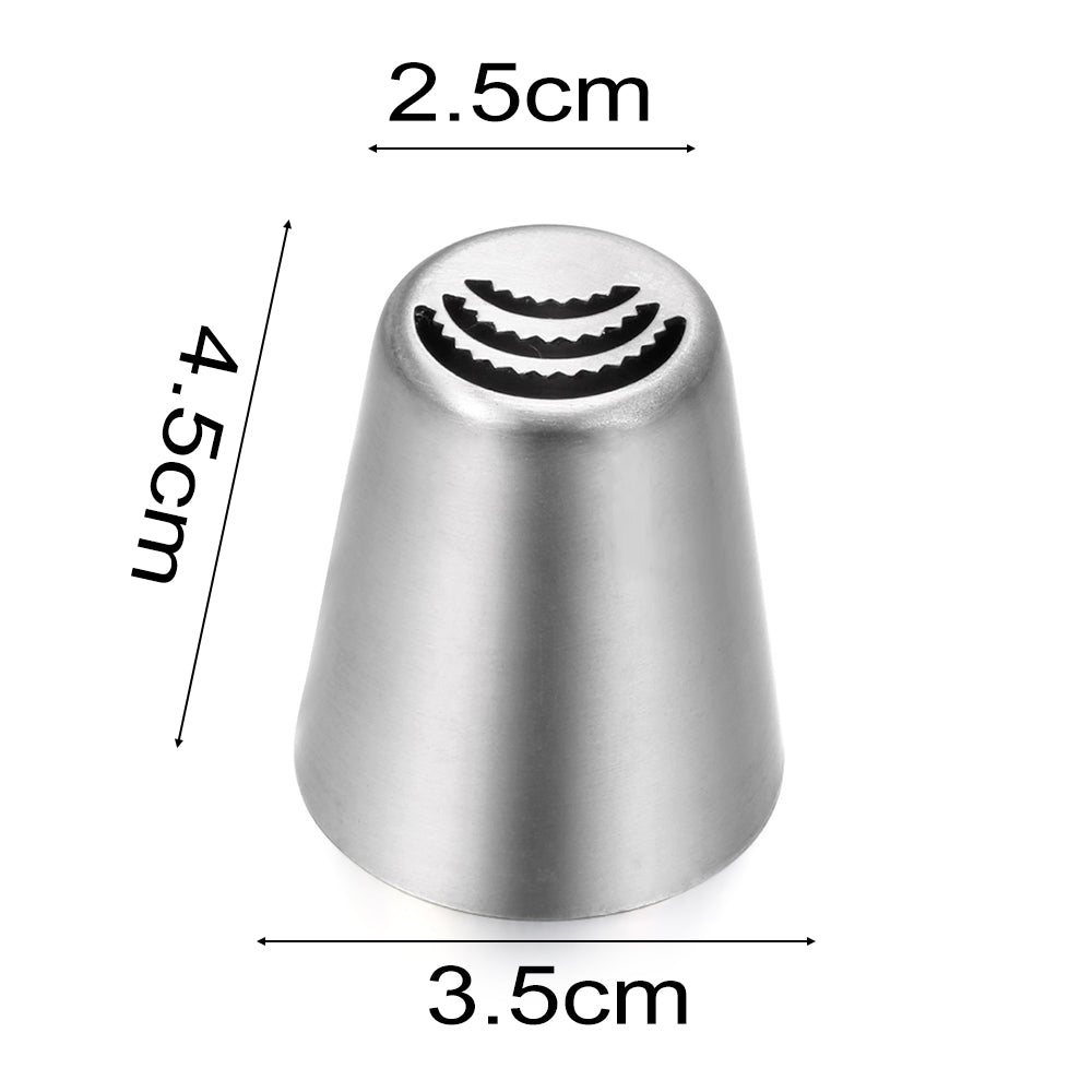 1PC Stainless Steel Cupcake Decorator Nozzles