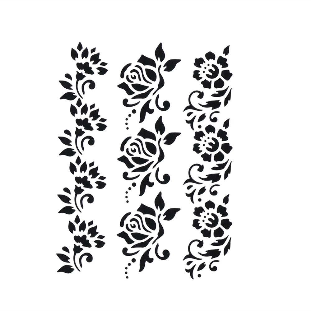 1Pc Flower Layering Stencils Painting Scrapbooking