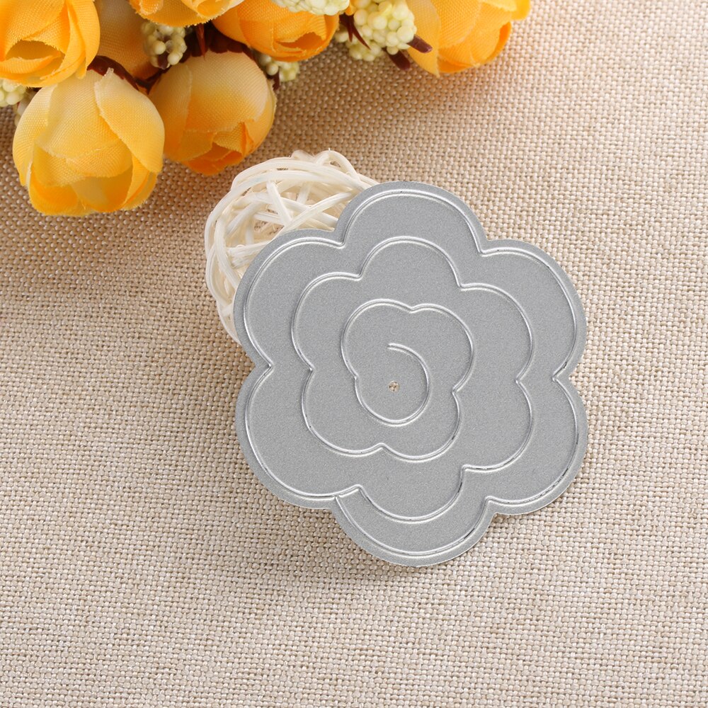 1Pc Metal Flower Shape Cutting Dies Stencils DIY