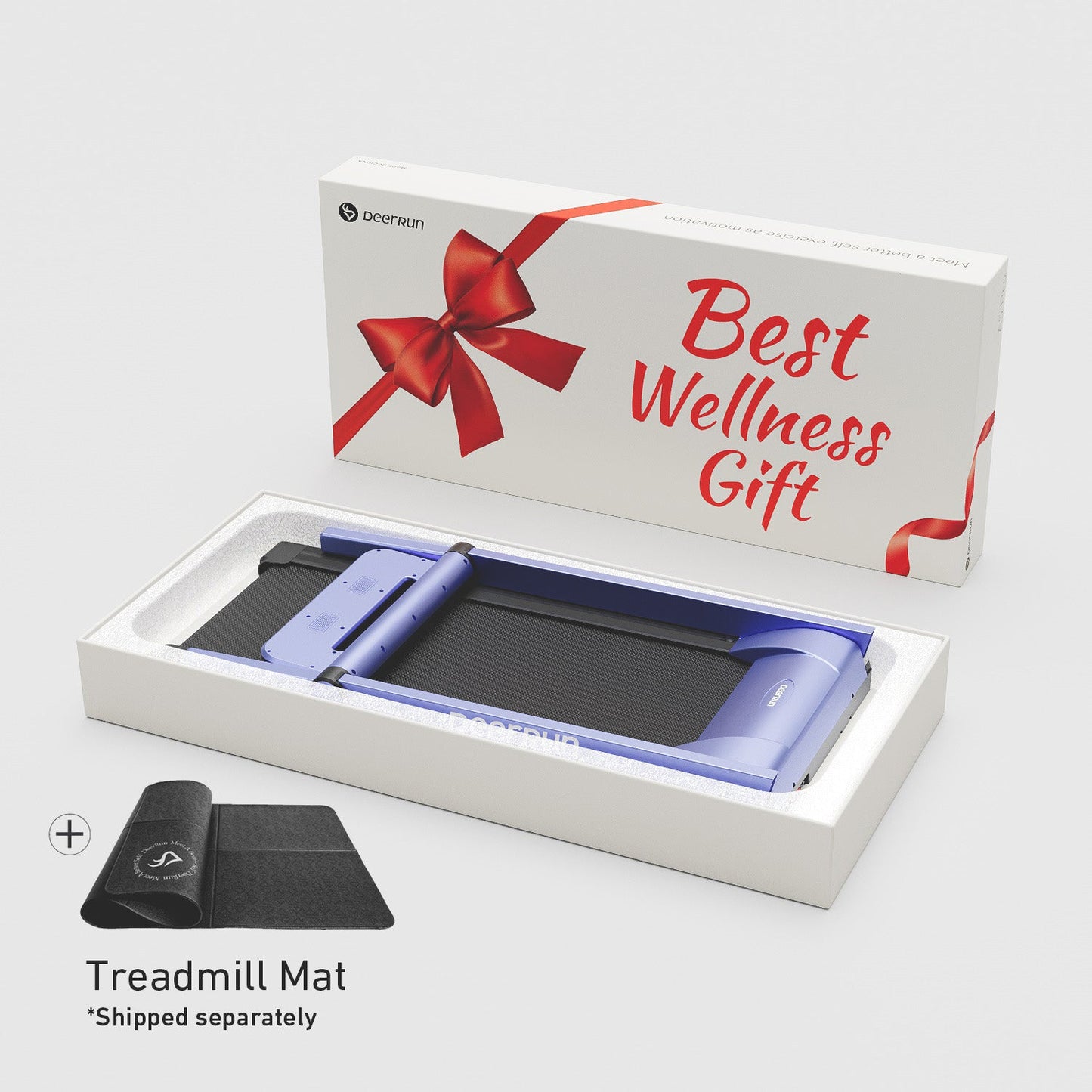 DeerRun A1 Pro Move+ 6% Incline Foldable Treadmill——2025 Upgraded Chip & NFC Support | 350Lbs, 10mph Blue