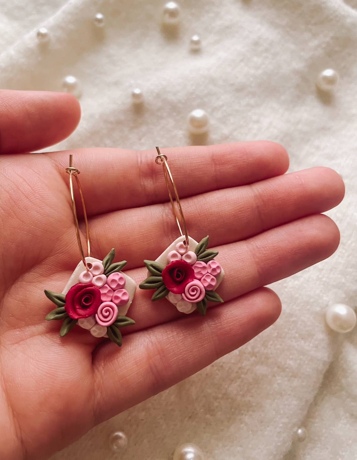Placed by Grace - Valentine's Day Floral Hoops, Valentine's Day Gifts