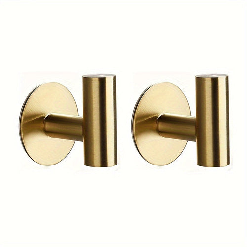 Set of Modern Metal SelfAdhesive Towel Hooks