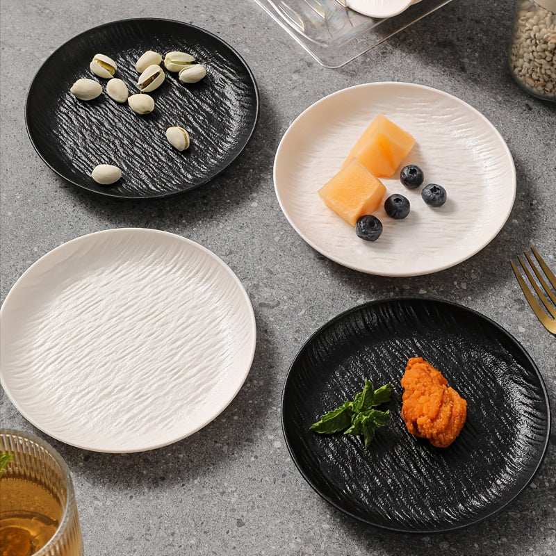 Elegant 4Piece Rock Plate BoneSpitting Dish Set