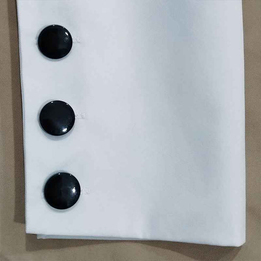 Women's V-Neck Contrast Trim Long Sleeve Blouse With Button Cuff Detail - Casual Comfort Top