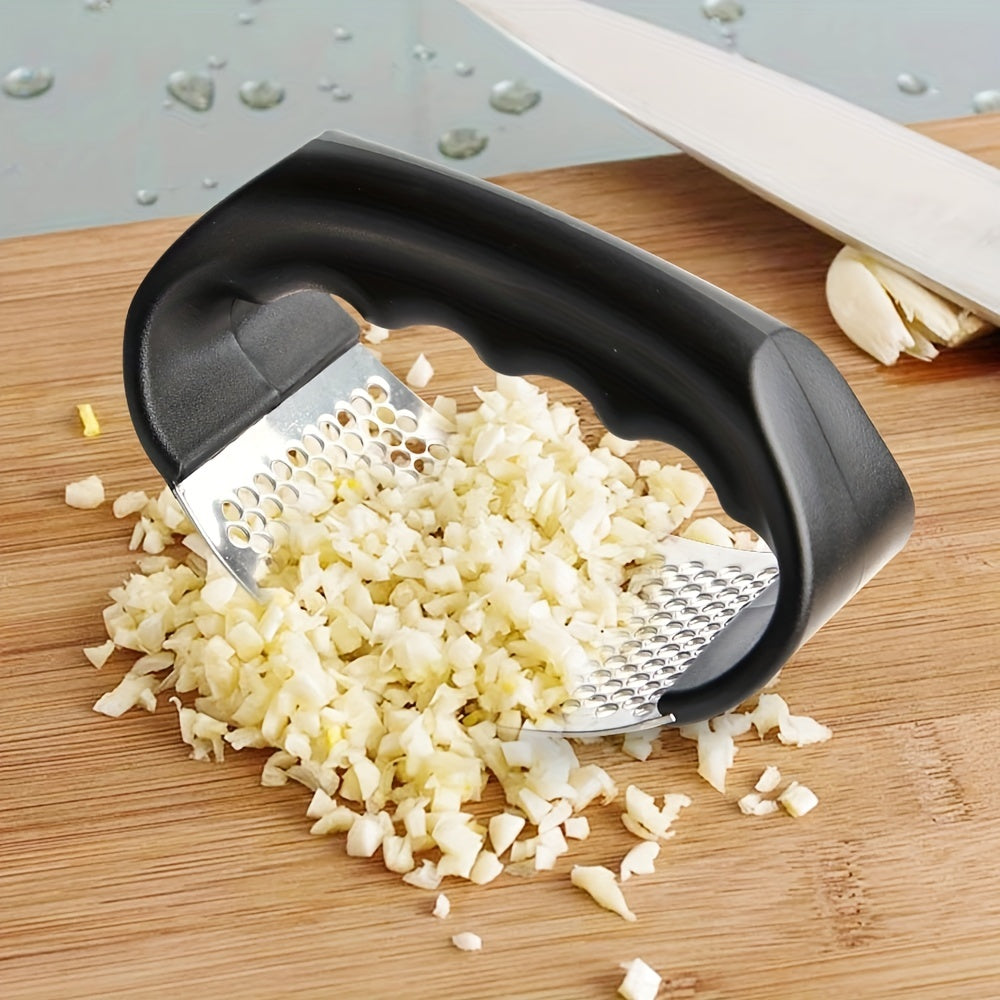 Stainless Steel Manual Garlic Crusher Chopper