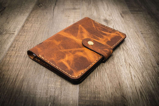 Leather Field Notes Cover - Chestnut Brown