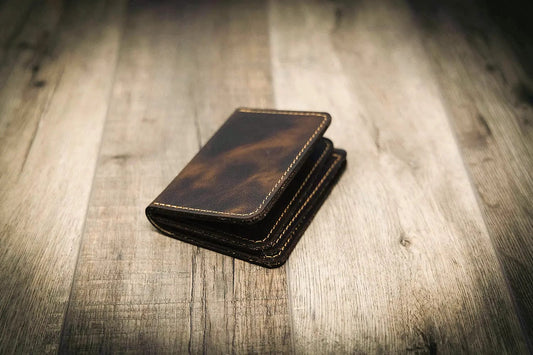 Federal Badge Wallet Small - Walnut