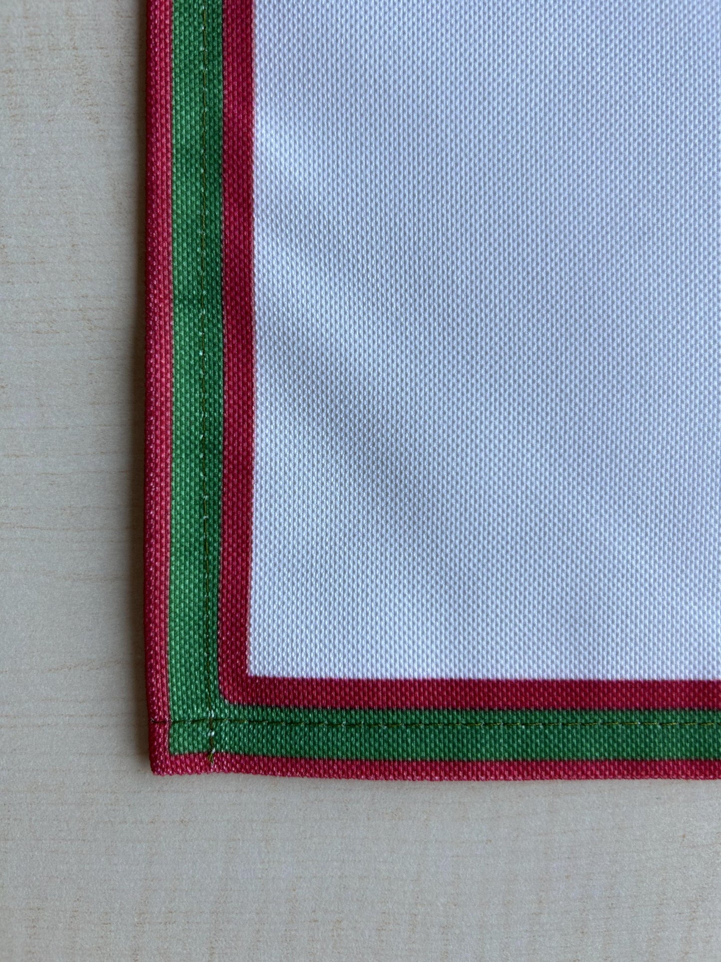 Holly Berry and Greenery Pattern Placemats - Nature Inspired