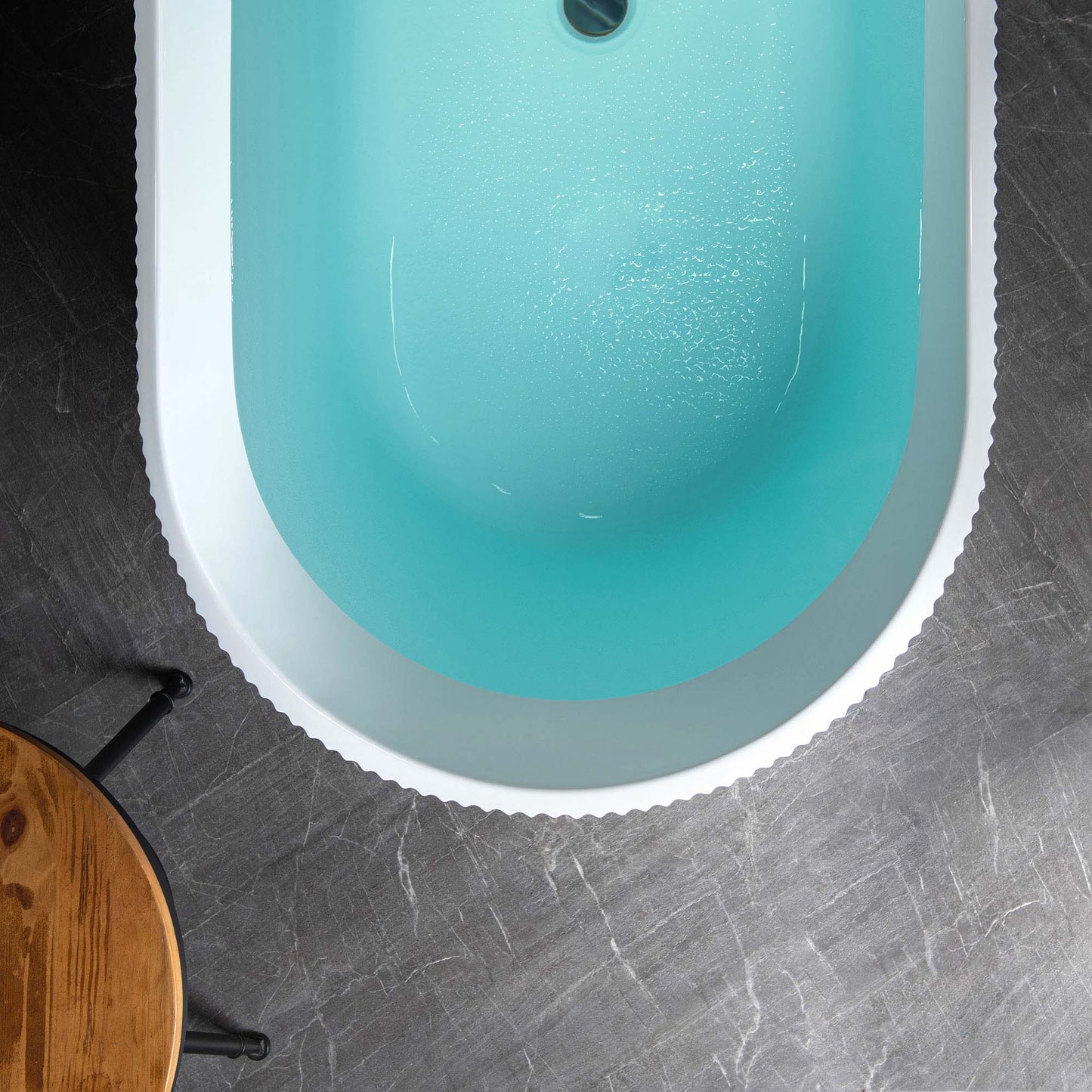 WOODBRIDGE 67" L x 31-1/2" W Freestanding Contemporary Soaking Bathtub