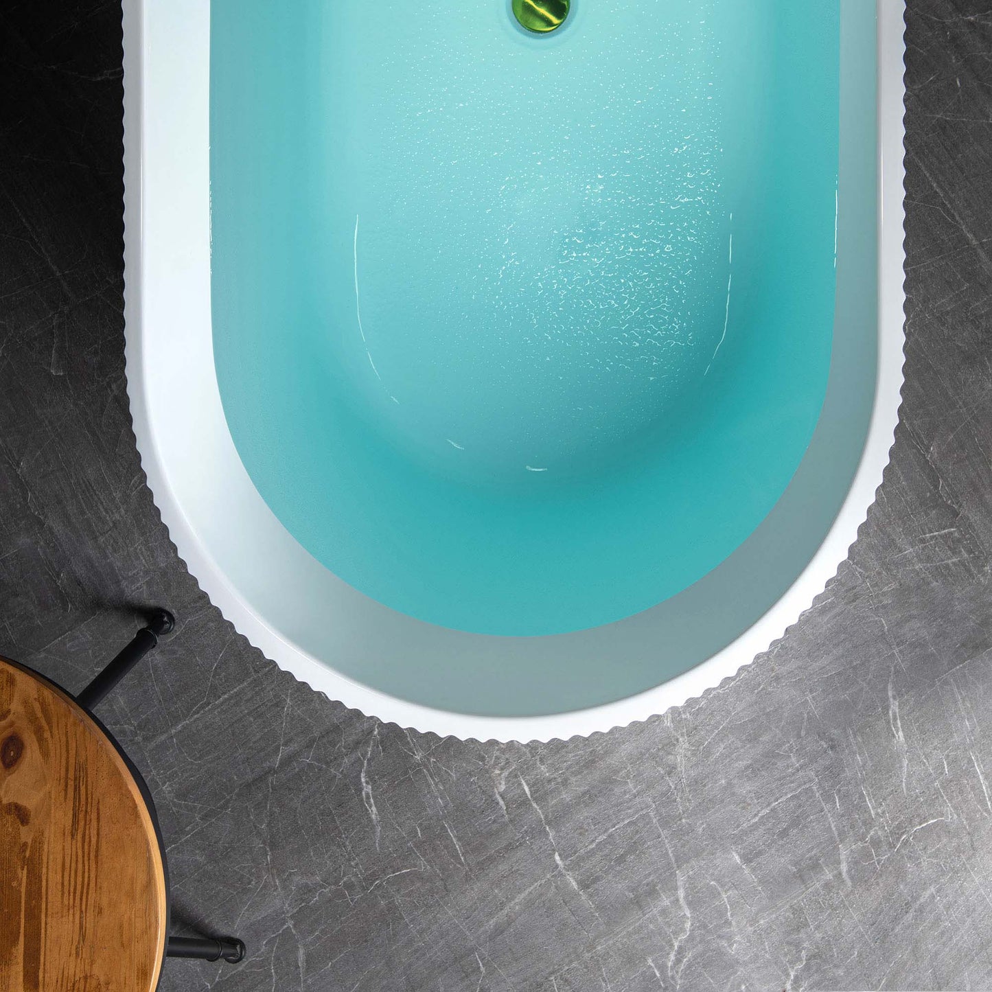 WOODBRIDGE 67" L x 31-1/2" W Freestanding Contemporary Soaking Bathtub