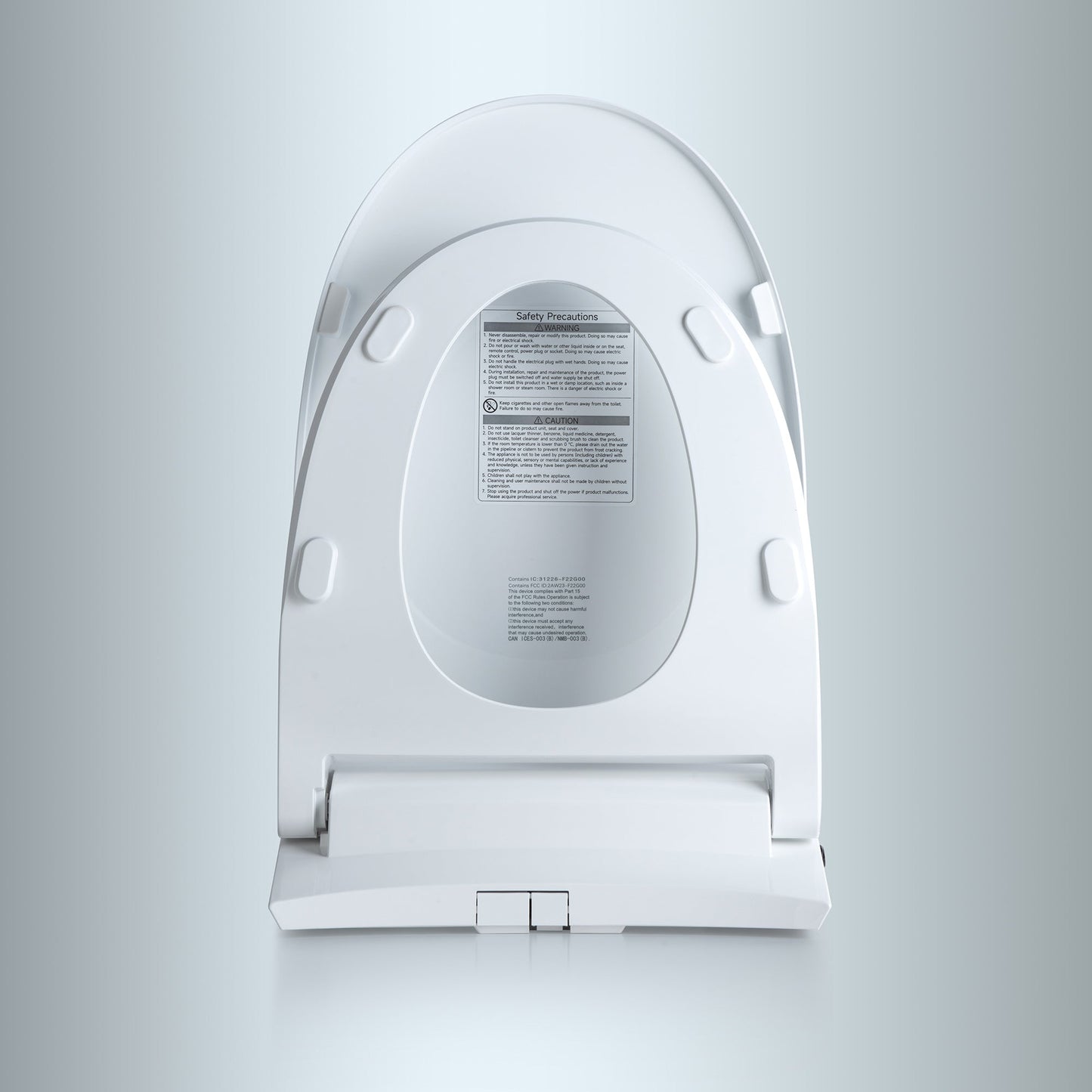 WOODBRIDGE Electronic Bidet Seat with Automatic open and close lid, Child Wash, Elongated Soft Close