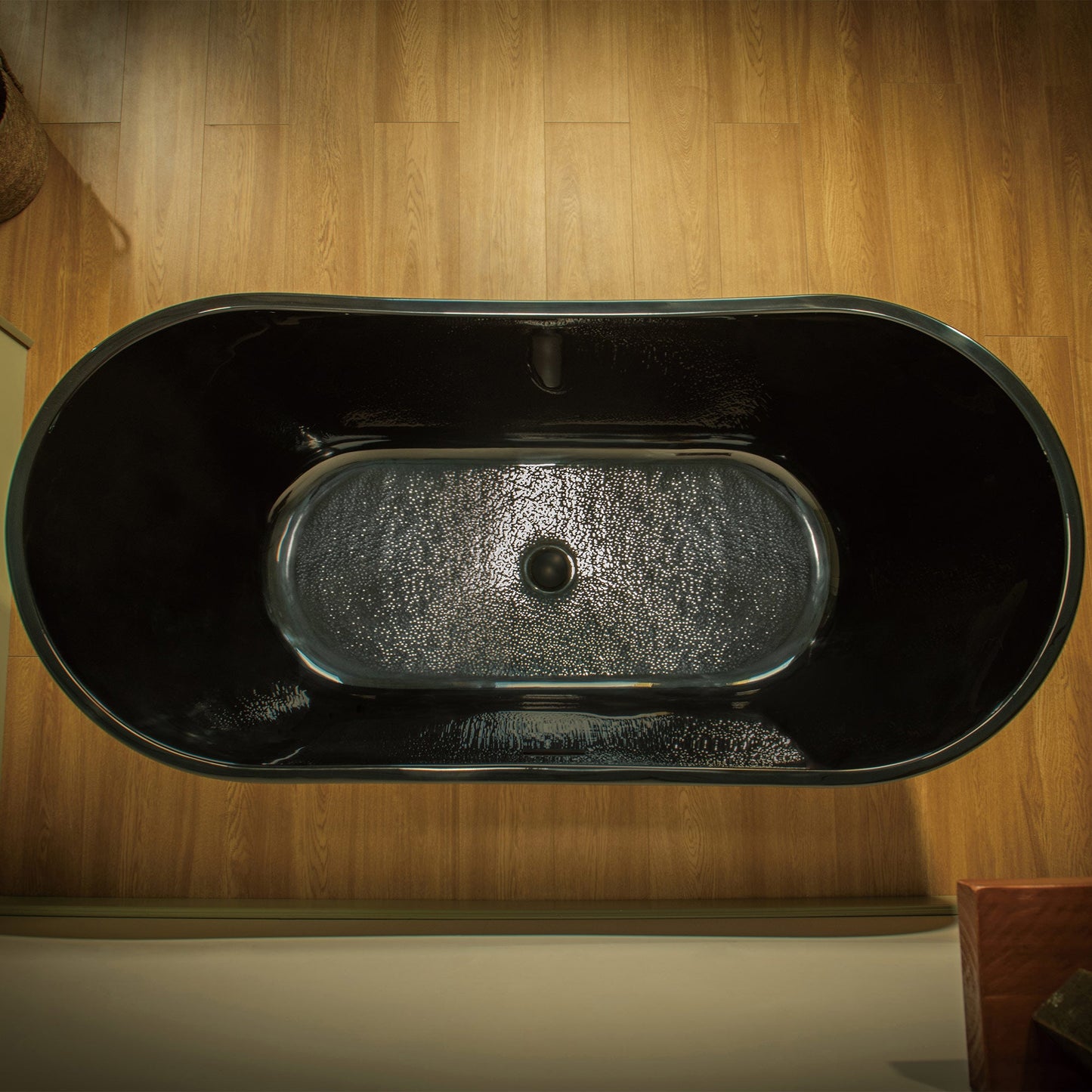 WOODBRIDGE 67" L x 31-1/2" W Freestanding Contemporary Acrylic Soaking Bathtub