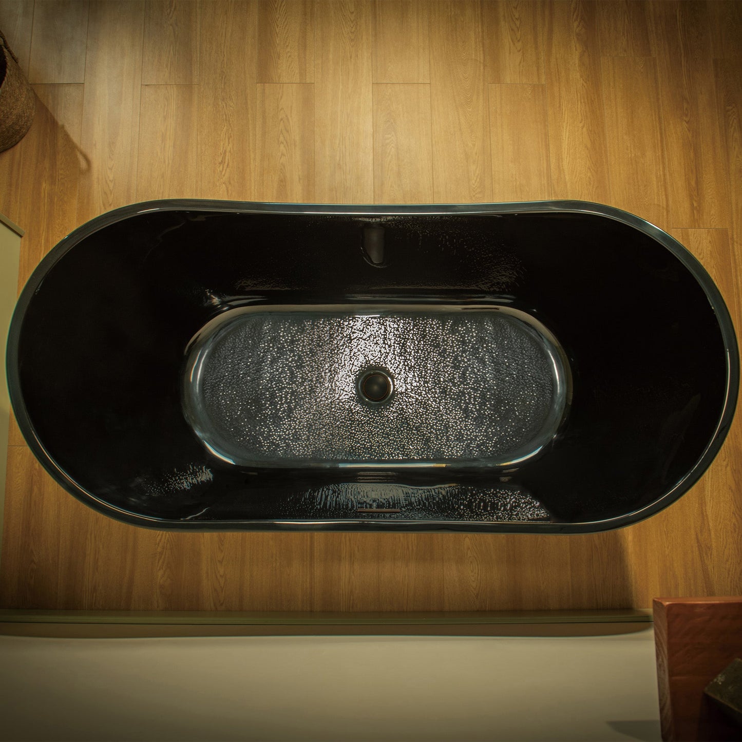 WOODBRIDGE 67" L x 31-1/2" W Freestanding Contemporary Acrylic Soaking Bathtub