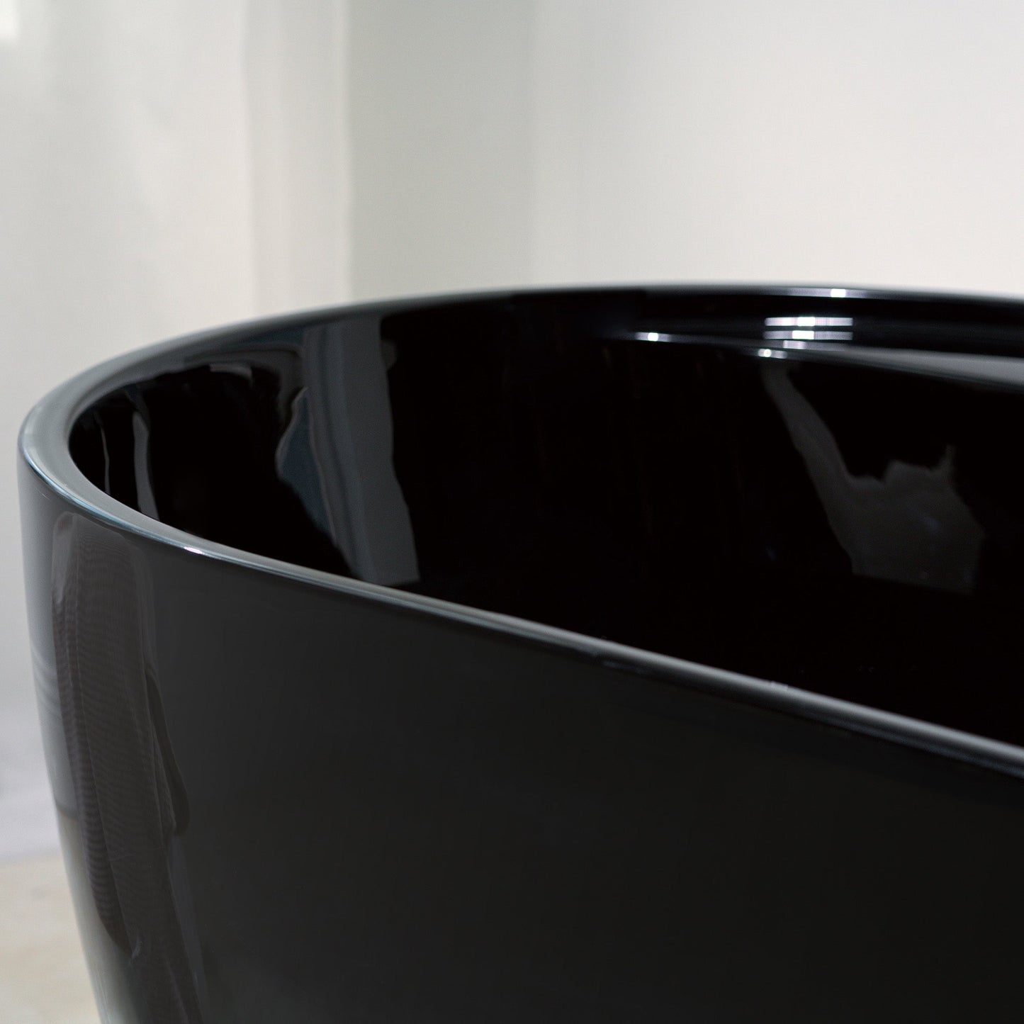 WOODBRIDGE 67" L x 31-1/2" W Freestanding Contemporary Acrylic Soaking Bathtub