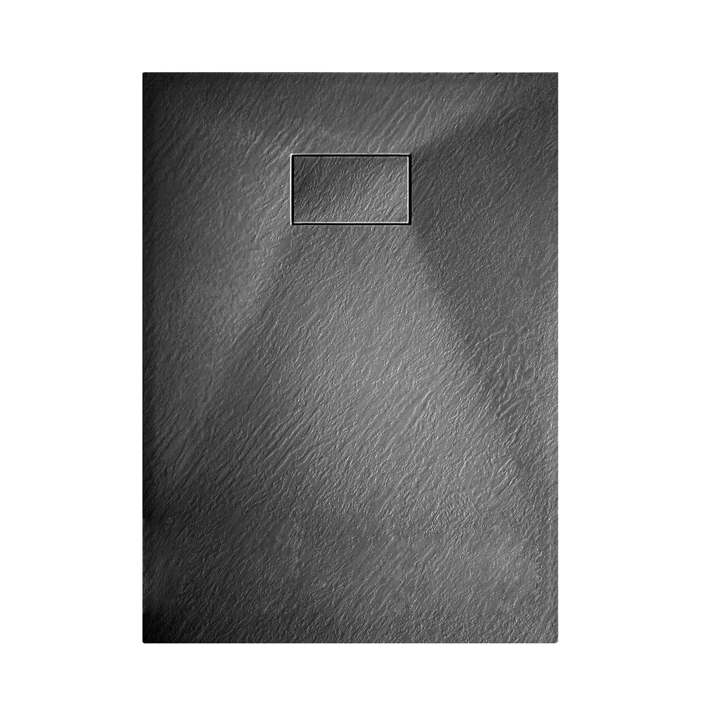 WOODBRIDGE 47.25 in L x 31.5 in W Zero Threshold End Drain Shower Base with Reversible Drain Placement, Matching Decorative Drain Plate and Tile Flange, Wheel Chair Access, Low Profile