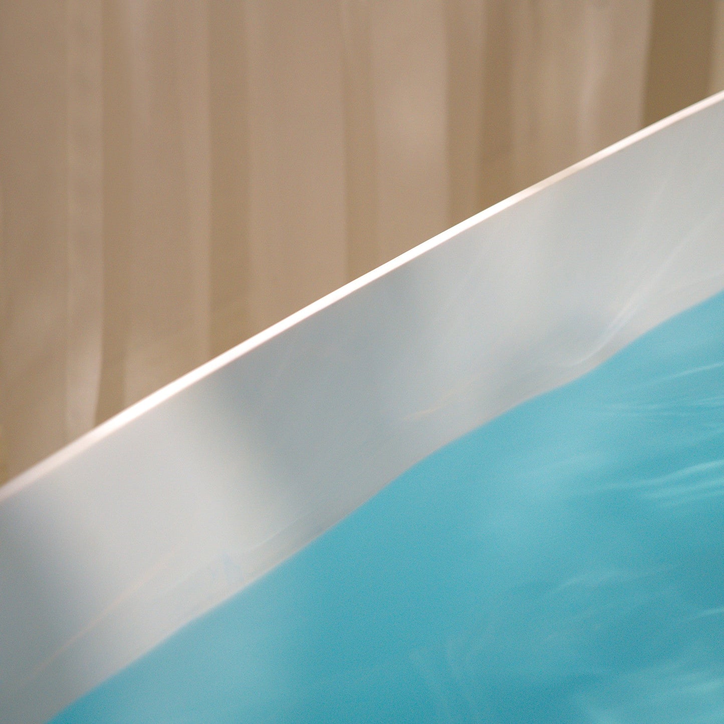 WOODBRIDGE 61-1/4" L x 30-3/4" W Stone Resin Luxury Contemporary Solid Surface Freestanding Soaking Bathtub
