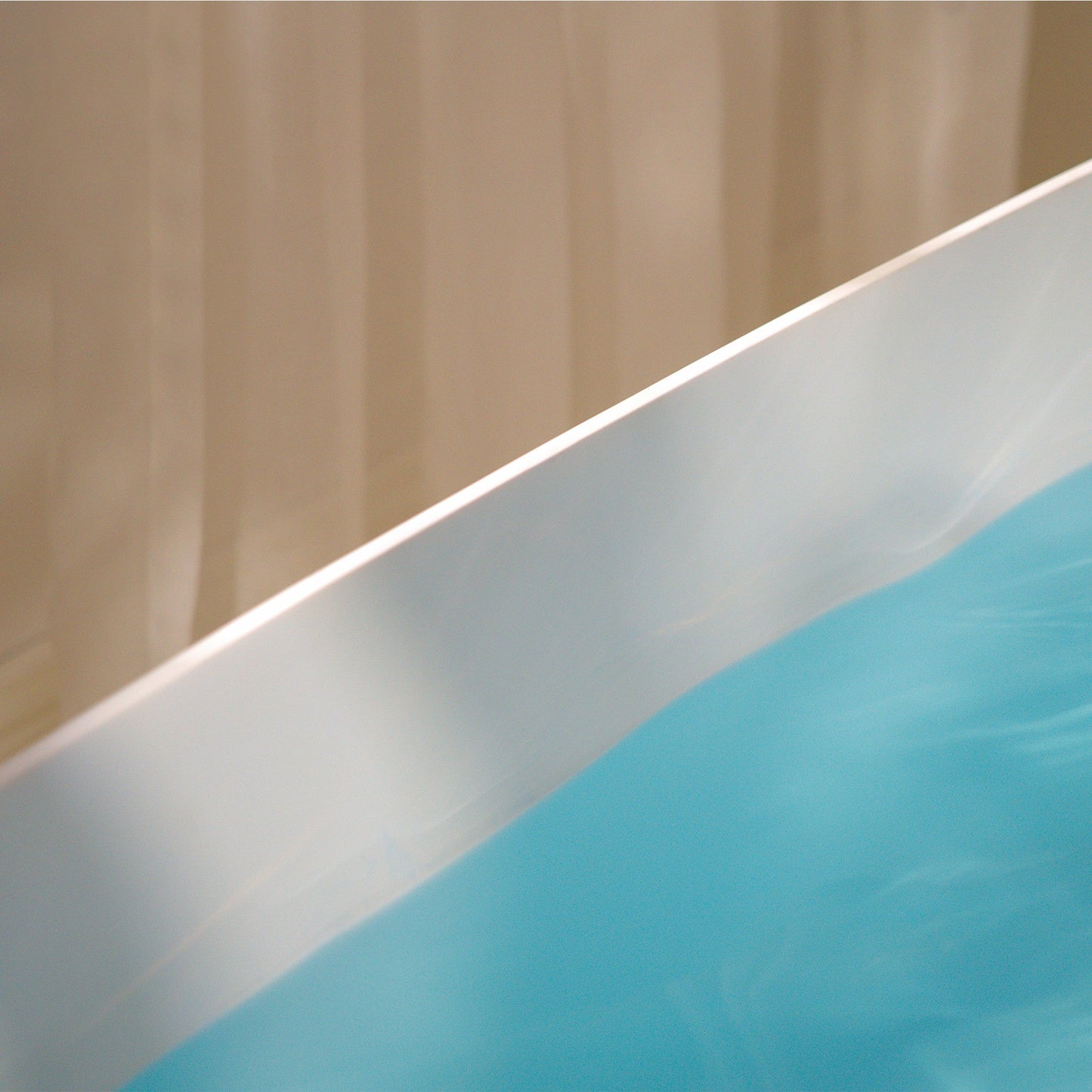 WOODBRIDGE 69" L x 32" W Luxury Contemporary Solid Surface Stone Resin Freestanding Bathtub