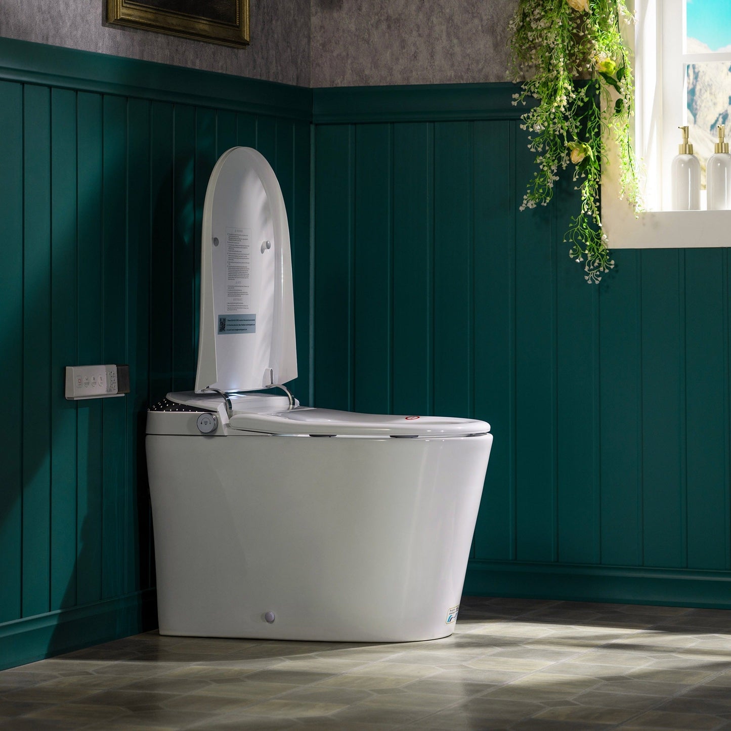 WOODBRIDGE GT073 Smart Toilet with Auto Open/Close Lid, Foot Sensor, Zero Pressure System, Multi-Function Wash & Warm Air Dry – Ideal for Low Water Pressure Homes & Hygiene-Conscious Living