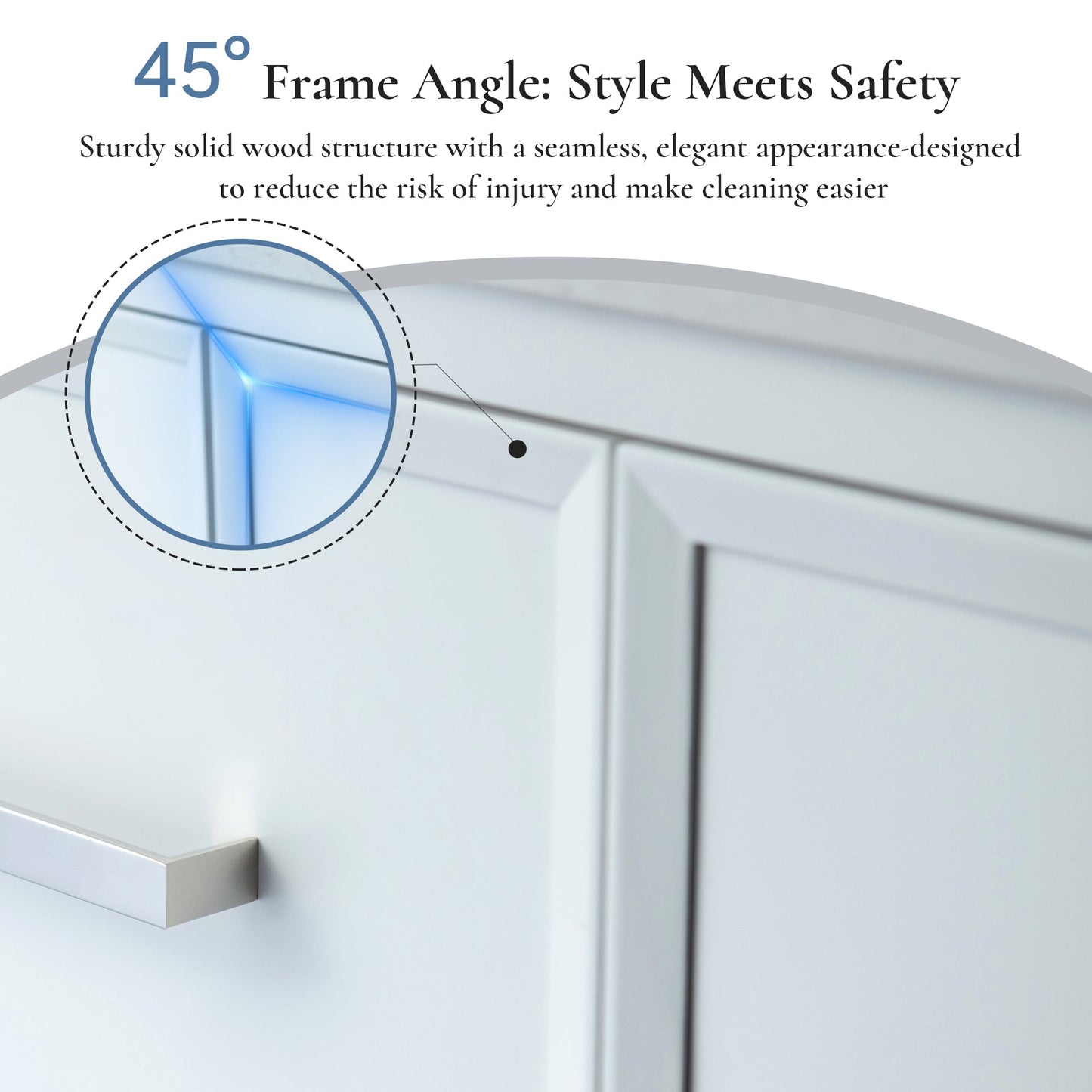 WOODBRIDGE 61" White Bathroom Vanity – Double Sink with Engineered Stone Top, Pre-drilled for 8 in. widespread faucets, Solid Wood Frame & Drawers, Fully Assembled and Ready for Installation
