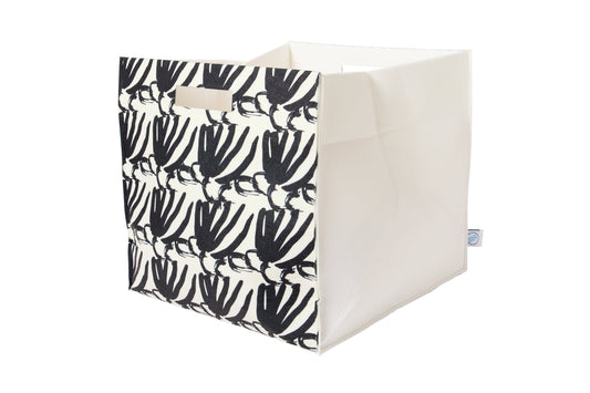 Palm Leaves Felt Storage Bin