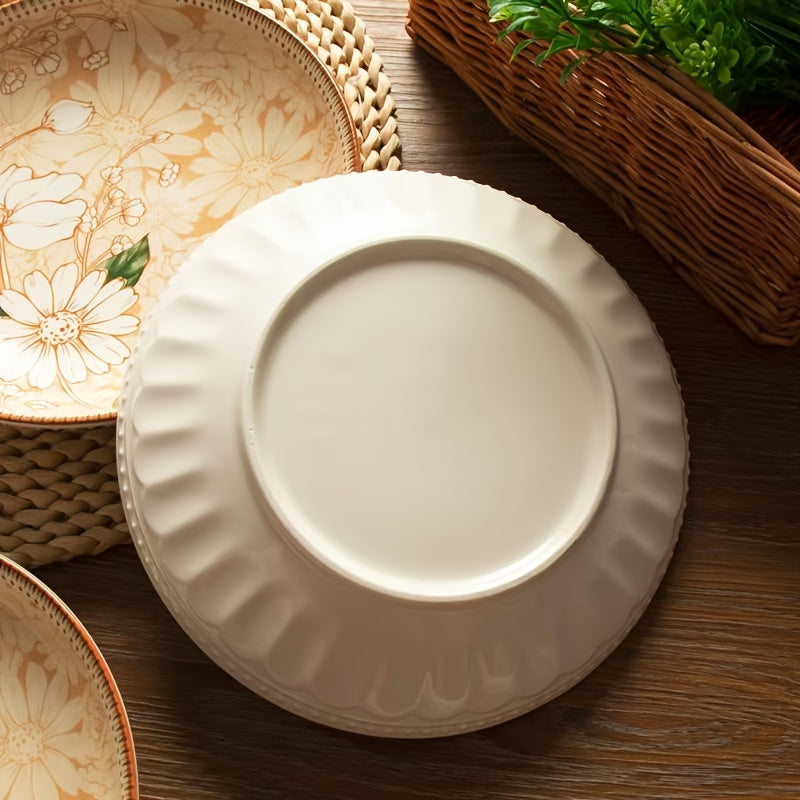 floral plates back