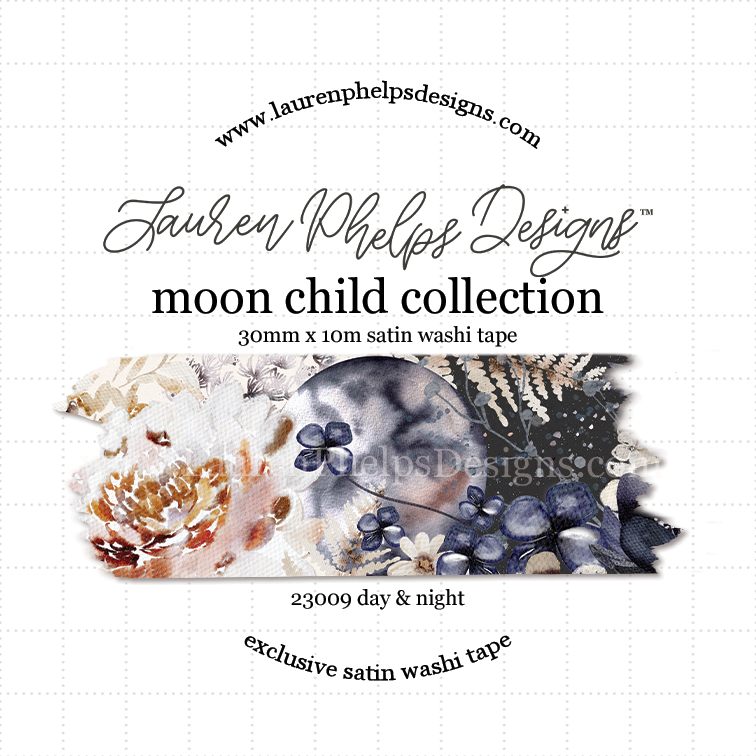Moon Child Day & Night 30mm Washi Tape