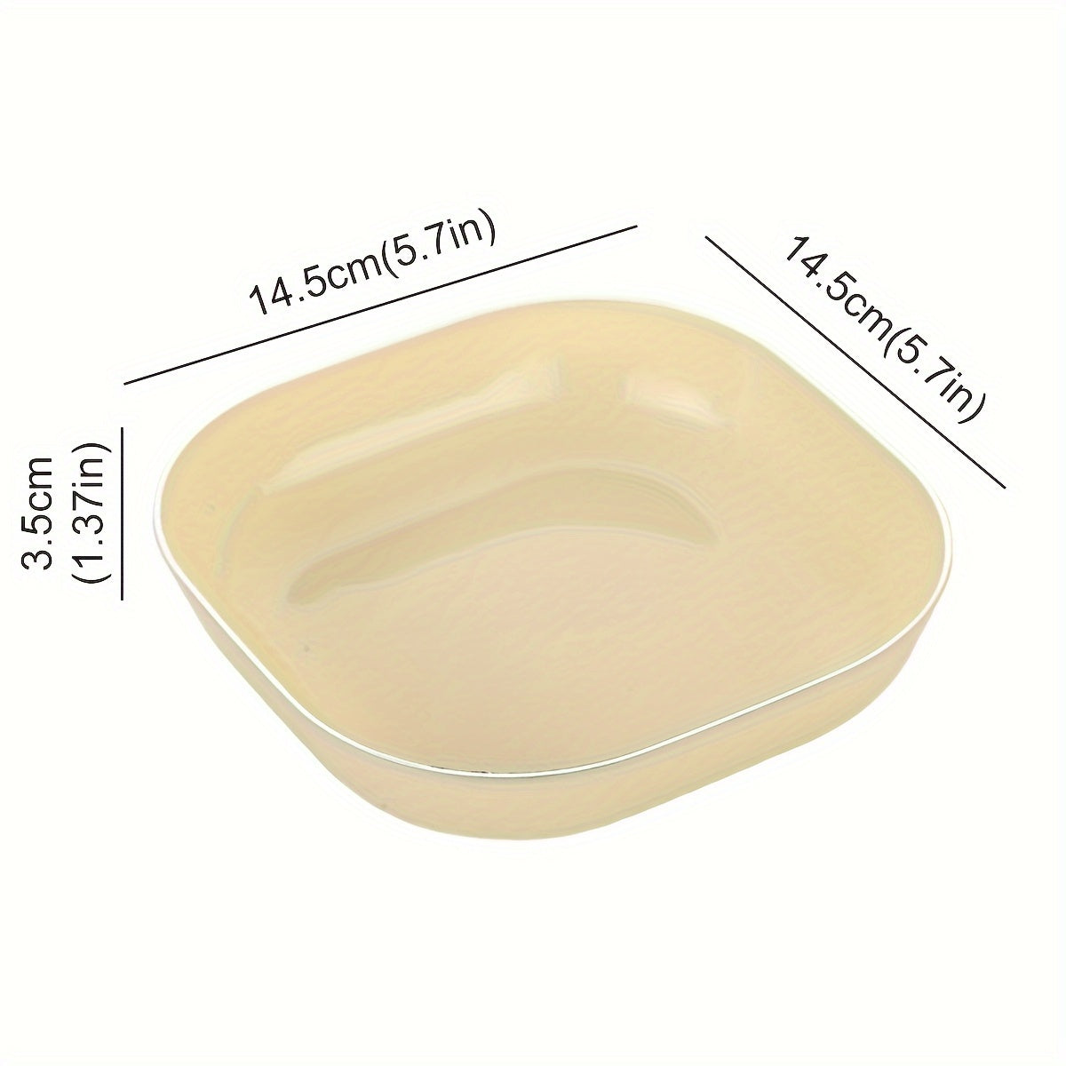 Elegant SilverRimmed Square Plates Set of 4/6 for Entertaining