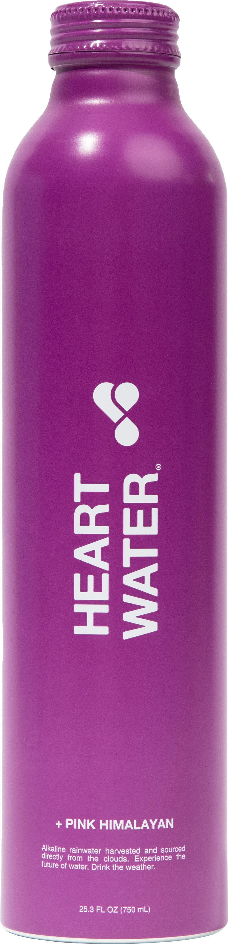 Heart Water 25oz Still Rain Water with Pink Himalayan minerals