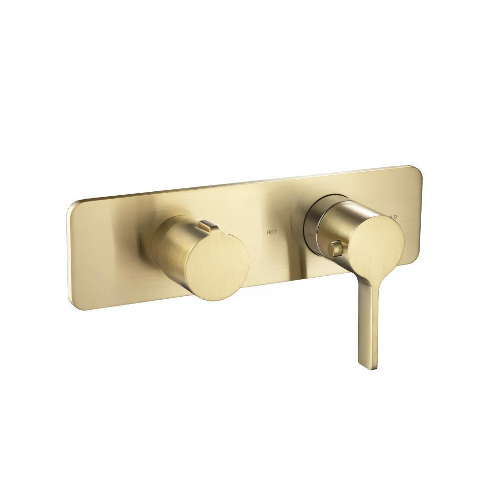 Flusso 260.2717 3/4" Horizontal Thermostatic Shower Valve & Trim - 2 Output